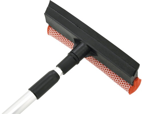 Stierka na okná s teleskopickou tyčou a hubkou