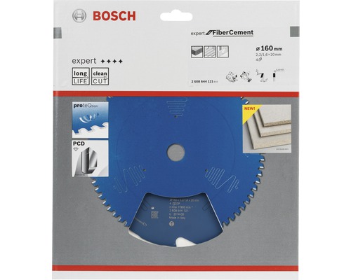 Pílový kotúč Bosch Expert Fiber Cement s priemerom 160 milimetrov
