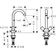 Kuchynská batéria Hansgrohe Logis 71280000-thumb-1 Kuchynská batéria Hansgrohe Logis 71280000-thumb-1