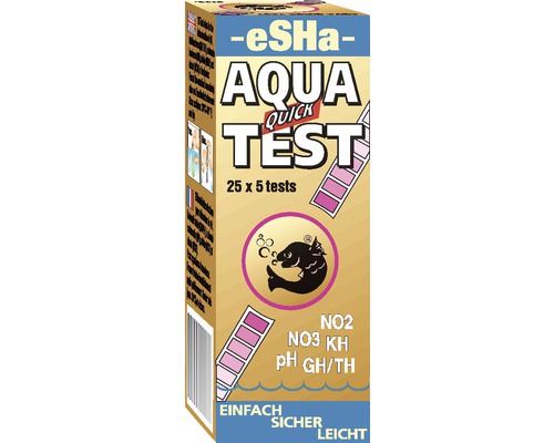 eSHa Aqua Quick Test pre akvária s 25 x 5 testami