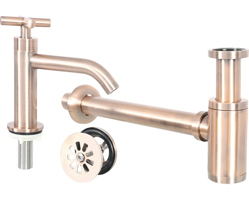 Umývadlová batéria, sifón a odtoková súprava do kúpeľne