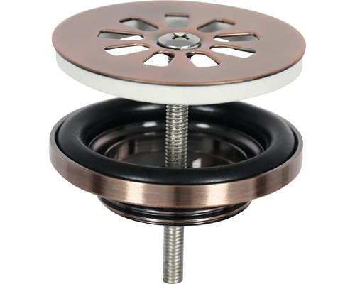 Kovový nadstavec pre umývadlový odpad