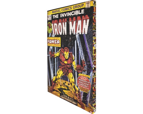 Komiksový motív s Iron Manom na plátne