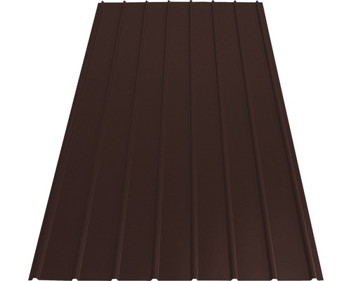 Trapézový plech Precit Roof H12 čokoládový 1500 x 910 x 0,4 mm