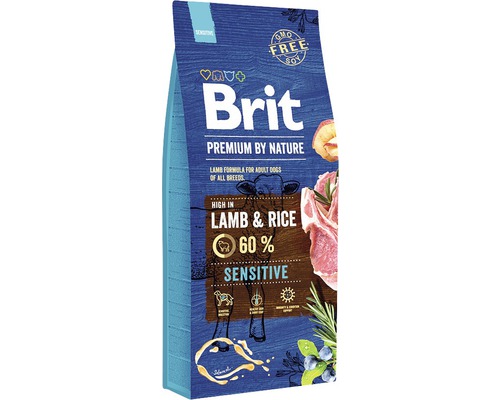 Granule pre psov Brit Premium by Nature Sensitive 15 kg-0