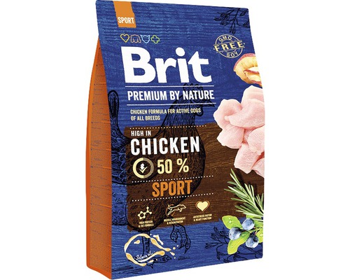 Granule pre psov Brit Premium by Nature Sport 3 kg