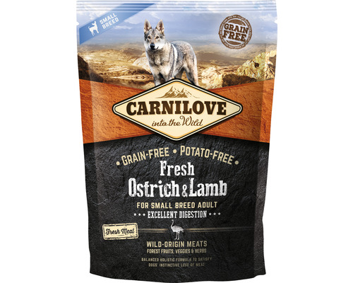 Granule pre psov Carnilove Ostrich & Lamb1,5 ﻿kg
