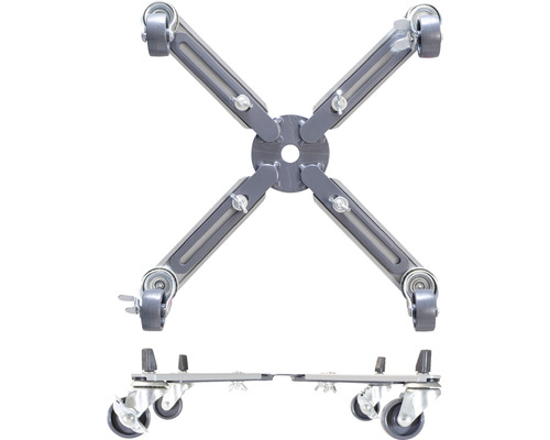 Univerzálny podvozok s kolieskami pre dielňové stroje