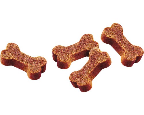 Štyri pochúťky pre psov v tvare kostí