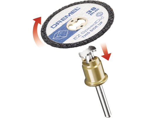 Rezný kotúč Dremel 38 mm s upínacím tŕňom EZ SpeedClic