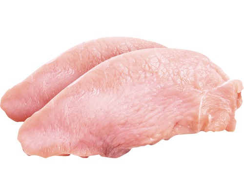 Dve surové morčacie prsné rezne