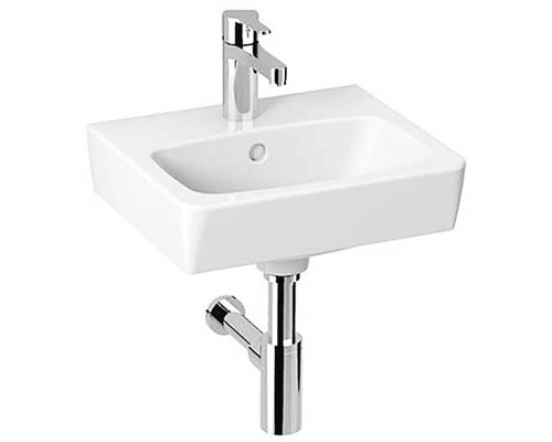 Umývadlo na skrinku Jika Lyra Plus sanitárna keramika biela 40 cm H8153800001041 Umývadlo s vodovodnou batériou a sifónom do kúpeľne