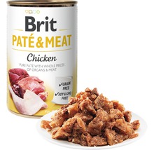 Konzerva pre psov Brit Paté & Meat Chicken 400 g-thumb-1