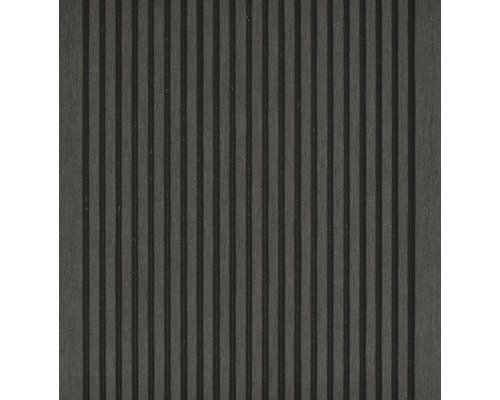 WPC terasová doska Unvoc 2000 x 146 x 23 mm sivá matná Terasa s vrúbkovaným povrchom