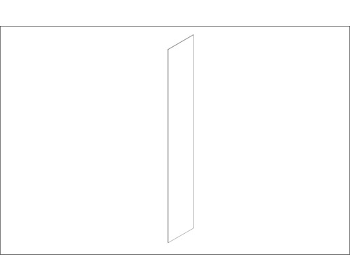 Pevný sklenený panel ľavý/pravý Aurlane BSP121_3 na sprchový box CAB121