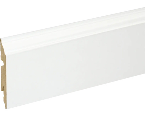 Soklová lišta Skandor biela možno natierať FU82L 13x80x2400 mm Podlahová lišta, drevený materiál