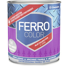 Farba na kov Ferro Color antikorózna pololesk ŽlTÁ 2,50 l-thumb-0