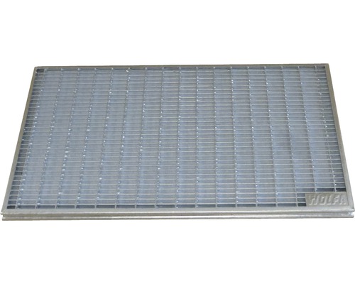 Kovový rošt 3x1 pre rohožovú vaňu 60x40 cm Kovová mreža s obdĺžnikovými okami