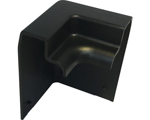 Horné rohové krycie viečko čierne pre sprchový box Aurlane DE121