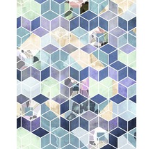 Fototapeta vliesová Geometric Blue, motív geometrický