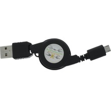 Dátový kábel MICRO USB 75 cm čierna-thumb-2