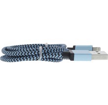 Dátový kábel s textilným plášťom a USB konektorom