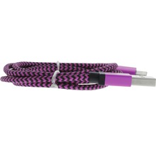 Pletený dátový kábel s USB a Lightning konektorom