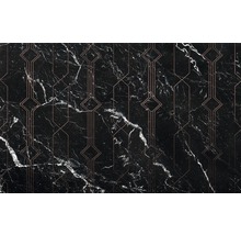 Fototapeta vliesová P040-VD4 Pure Marble Black 4-dielna 400x250 cm