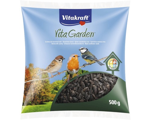 Krmivo pre vonkajšie vtáctvo Vita Garden Slnečnica čierna 500 g