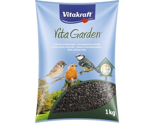 Krmivo pre vonkajšie vtáctvo Vita Garden Slnečnica čierna 1 kg