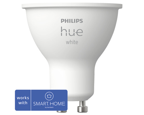 LED žiarovka Philips HUE 8719514340060 White GU10 5.2W 400lm 2700K stmievateľná - kompatibilná so SMART HOME by hornbach-0
