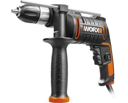 Elektrická príklepová vŕtačka Worx s prídavnou rukoväťou