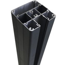 Plotový stĺpik pre WPC plot Konsta 7x7x190 cm hliník antracit-thumb-0