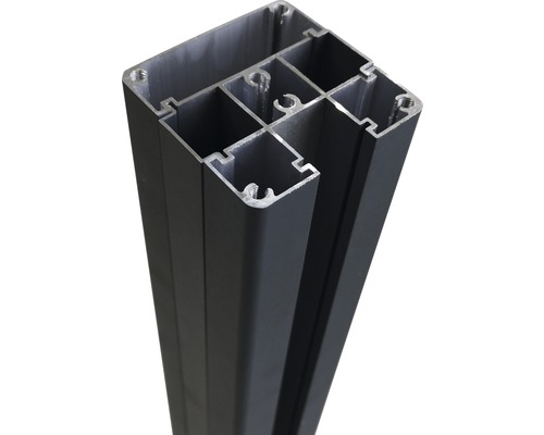 Plotový stĺpik pre WPC plot Konsta 7x7x190 cm hliník antracit-0