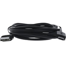 Čierny kábel USB-A na USB-C