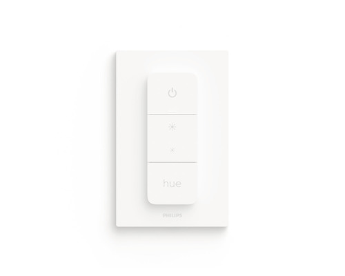 Interrupteur intelligent de lumière philips hue dimmer switch blanc -  Conforama