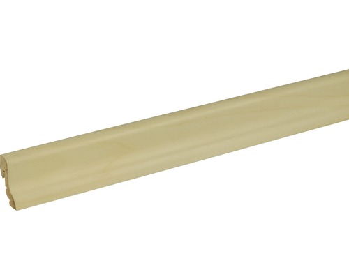 Soklová lišta Skandor breza lakovaná SU18L 18,5x38,5x2400 mm Drevená podlahová lišta