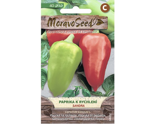 Paprika zeleninová na rýchlenie SANDRA MoravoSeed