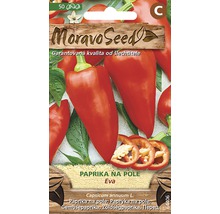 Semená papriky Eva na obale.