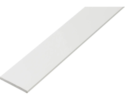 Profil plochý biely 20x2 mm 2 m