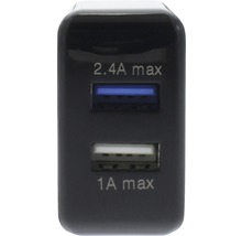 USB nabíjačka 230 V 2xUSB 5V 2,4A čierna-thumb-6