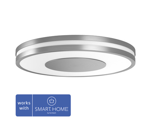 LED stropné svietidlo Philips HUE 8719514341111 Being 22,5 W 2400lm 2200-6500K strieborné s diaľkovým ovládaním - kompatibilné so SMART HOME by hornbach