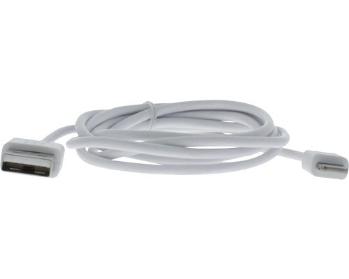 Biely dátový kábel USB