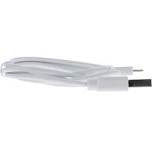 Biely nabíjací USB kábel