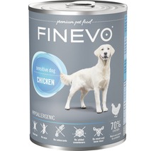 Konzerva pre psov FINEVO Sensitive Dog kuracie čisté 400 g-thumb-0