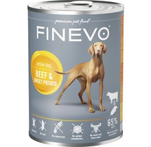 Konzerva pre psov FINEVO Active Dog hovädzie a sladké zemiaky 800 g-thumb-0