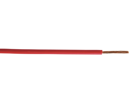 Kábel H07V-K (CYA) 2,5 červený, metrážny tovar