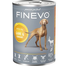 Konzerva pre psov FINEVO Active Dog divina s ríbezľami 400 g-thumb-0