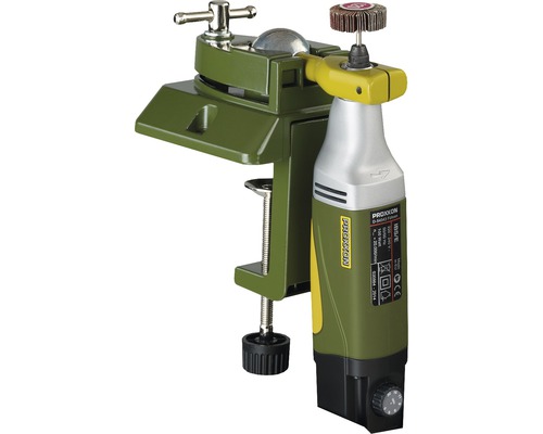Jemná vŕtačko-brúska Proxxon so zverákom
