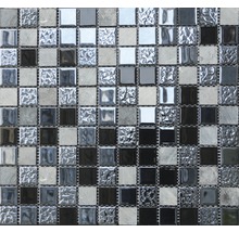 Mozaika sklo a kameň HBC001 30,5x32,5 cm-thumb-0